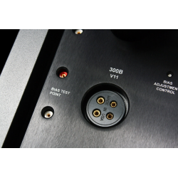 Her ser du M600 - 300B Mono Black Power Amplifiers (300B tubes not inc.) pair fra Canary Audio