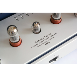 Her ser du M90 - 300B Push-Pull Stereo Power Amplifier (300B tubes not inc.) fra Canary Audio